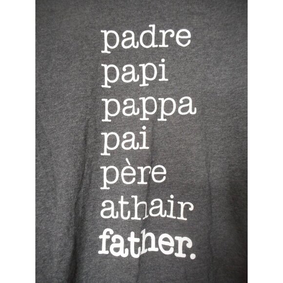 Father in different Languages Sz M Tee T-Shirt Cotton Blend - Picture 1 of 4